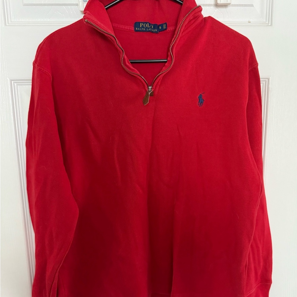 Ralph Lauren Red Polo Pullover